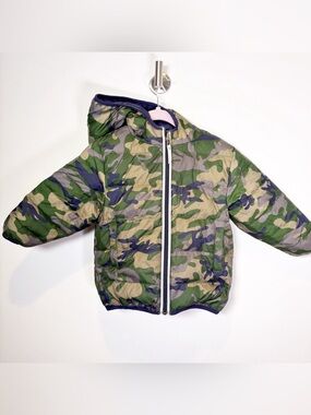 Hanna Andersson Reversible Down Puffer Coat